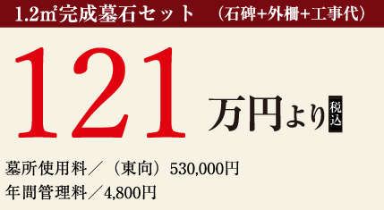 完成墓石セット